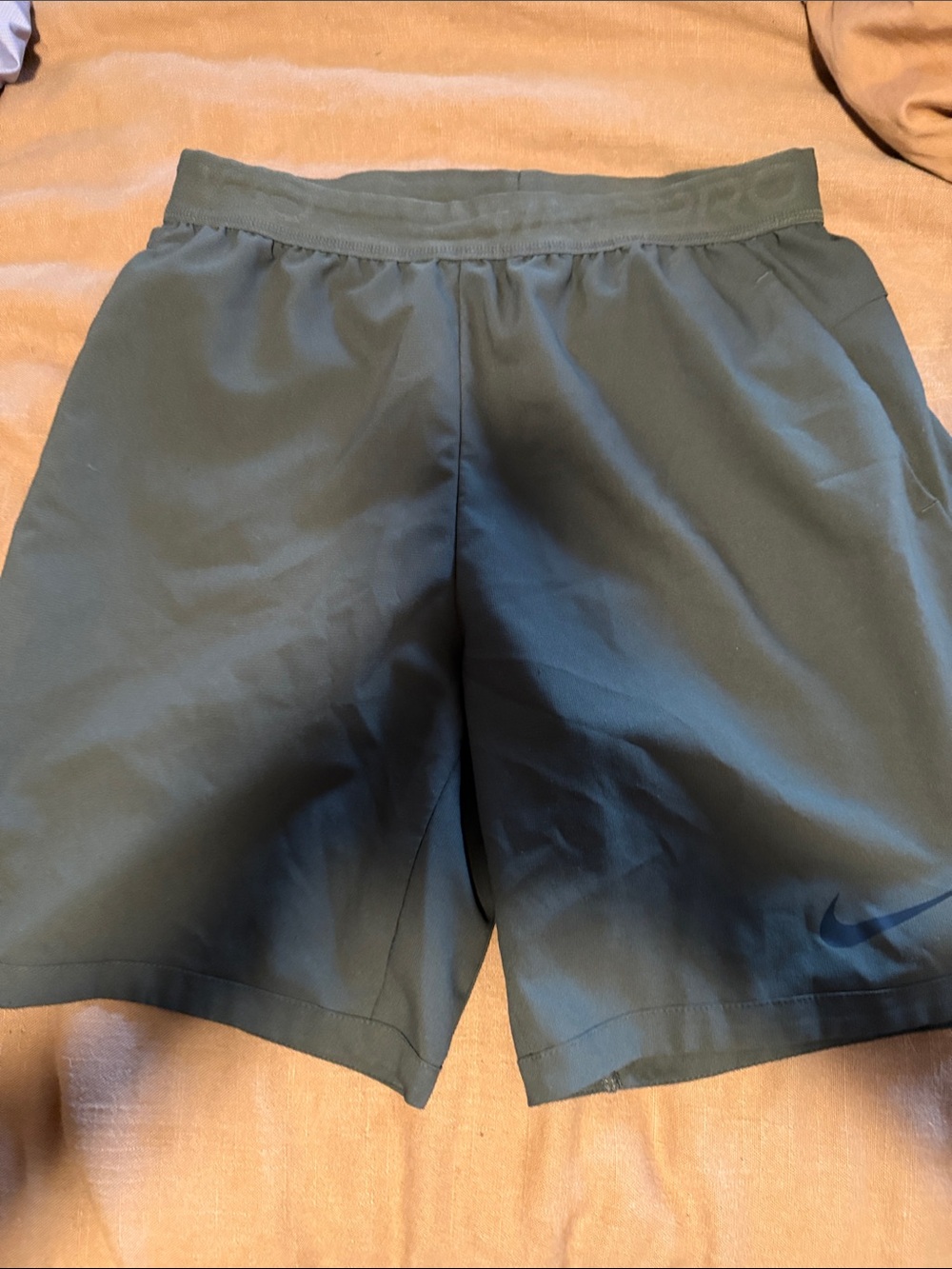 Men's Performance Shorts - Olive Green size large